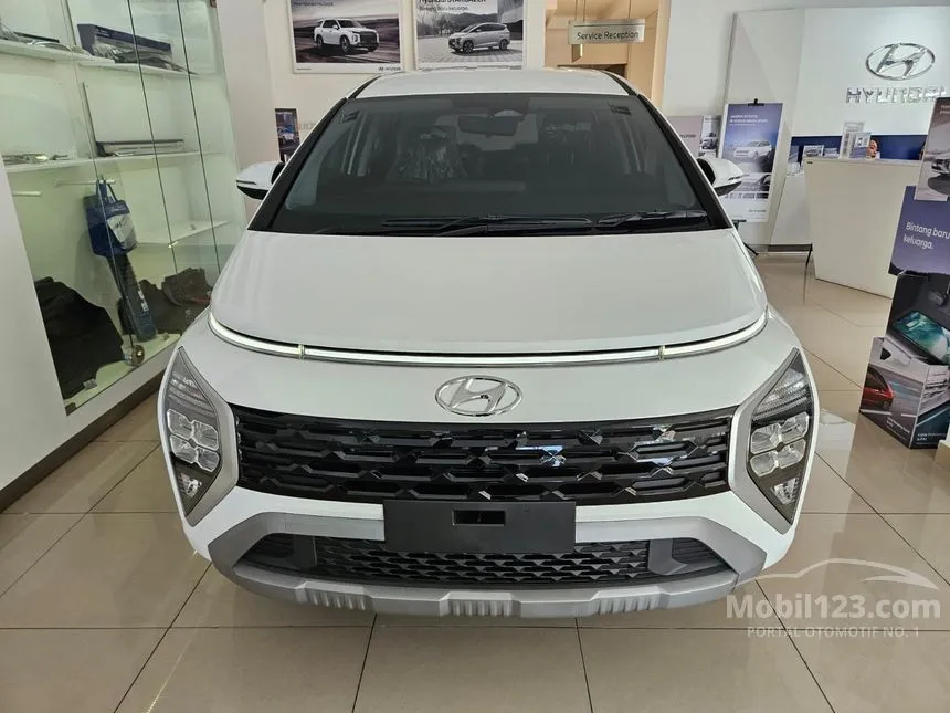 Jual Mobil Hyundai Stargazer 2024 Prime 1.5 di Banten Automatic Wagon Putih Rp 310.000.000