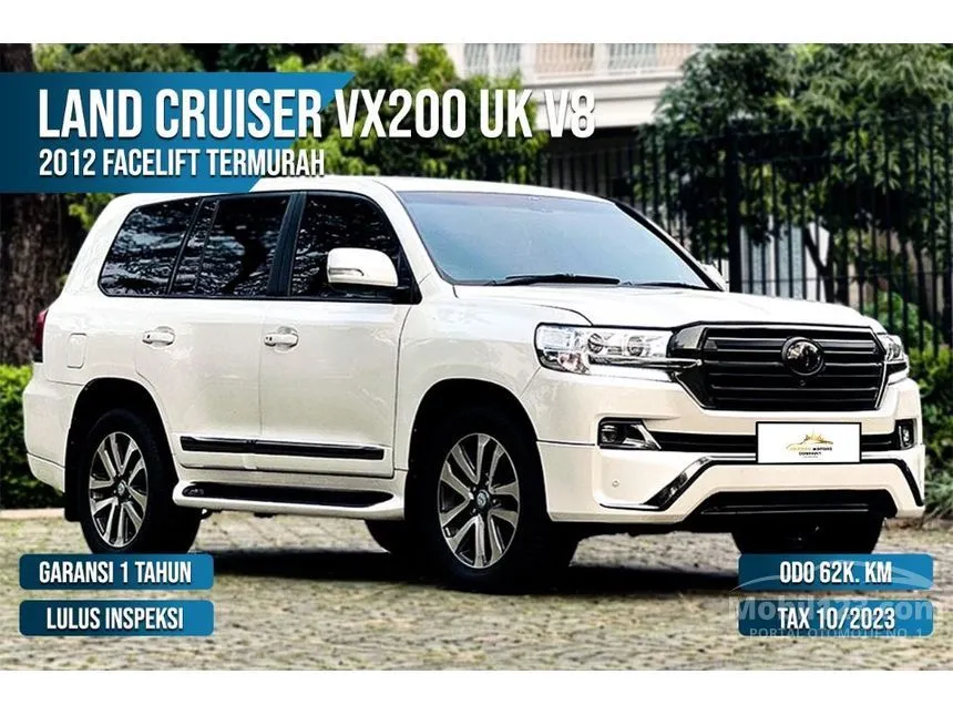 Jual Mobil Toyota Land Cruiser 2012 Sahara V8 4.5 di Banten Automatic SUV Putih Rp 1.100.000.000