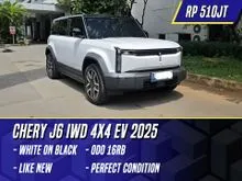 2025 Chery Omoda J6 0.0 EV IWD SUV White on Black Putih 4X4 Electric Listrik