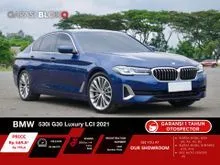 2021 BMW 530i 2.0 M Sport Sedan Phytonic Blue Metallic (G30) Odo 25 Rb HOT ITEMS