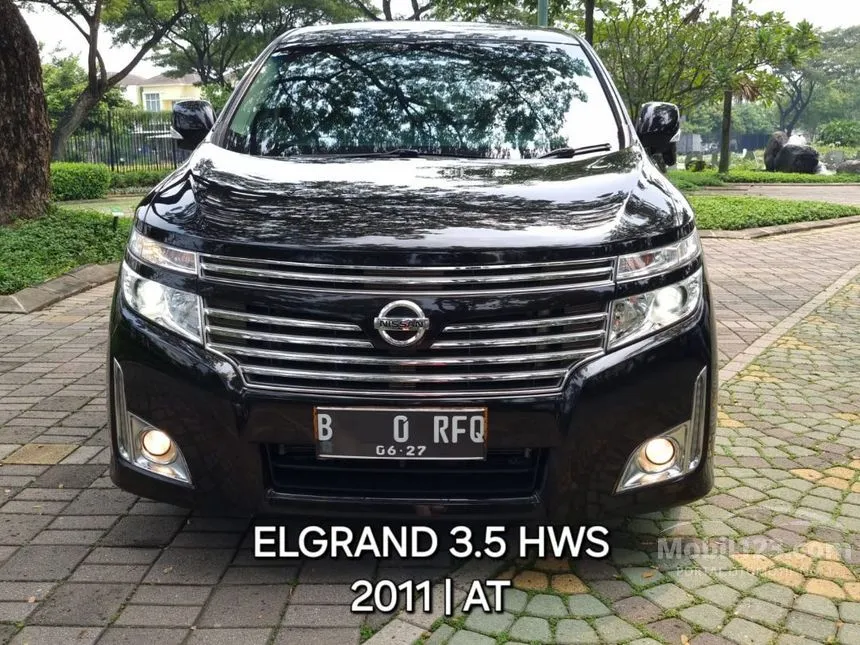 Jual Mobil Nissan Elgrand 2011 Highway Star 3.5 di DKI Jakarta Automatic MPV Hitam Rp 205.000.000