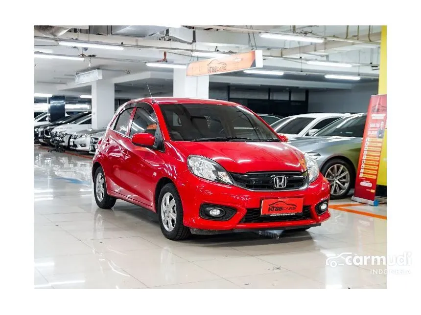 Jual Mobil Honda Brio 2018 Satya E 1.2 di DKI Jakarta Automatic Hatchback Merah Rp 120.000.000