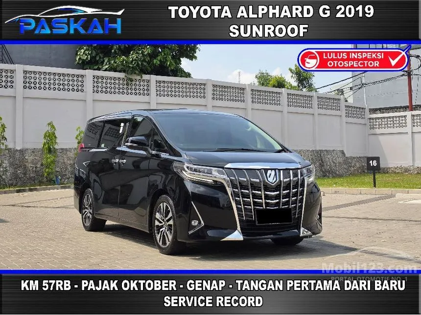 2019 Toyota Alphard G MPV