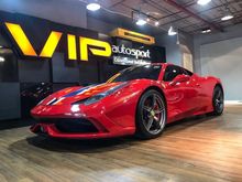 2015 Ferrari 458 Speciale 4.5 (ปี 10-15) Base Spec Coupe AT