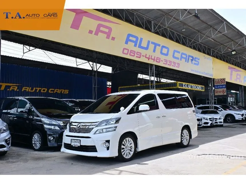 2014 Toyota VELLFIRE ZG Edition Van