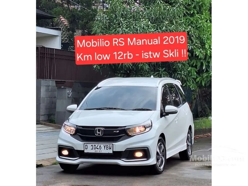 Jual Mobil Honda Mobilio 2019 RS 1.5 di Jawa Barat Manual MPV Putih Rp 189.000.000