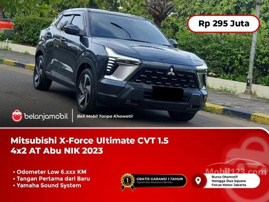 Jual Mobil Mitsubishi XFORCE 2023 Ultimate 1.5 di Jawa Barat Automatic SUV Abu