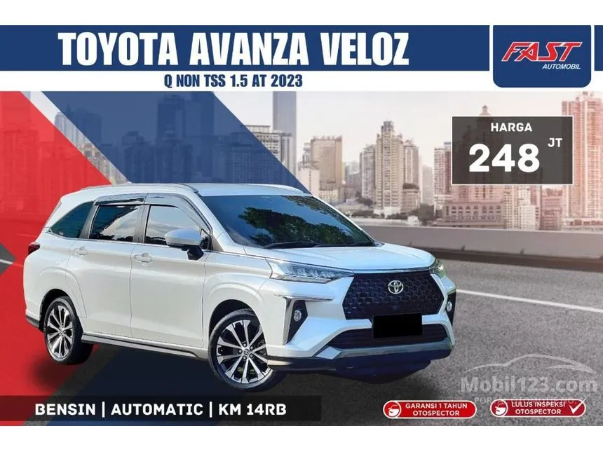 Jual Mobil Toyota Veloz 2023 Q (Non Premium Color) 1.5 di DKI Jakarta Automatic MPV Putih Rp 248.000.000