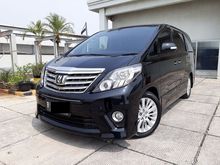 Toyota Alphard 2.4 SC Premium Sound At 2014 Hitam Full Orisinil