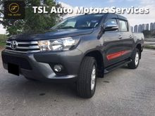 2016 TOYOTA HILUX 2.4(M) G-SPEC $$ MERDEKA - FULL LOAN $$ MERDEKA - FREE WARRANTY ** NO FAKE YEAR ** FUEL CONSUMPTION MODEL ** CHEAPEST IN TOWN **