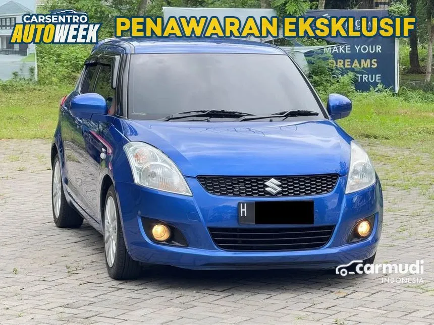 Jual Mobil Suzuki Swift 2014 GL 1.4 di Jawa Tengah Automatic Hatchback Biru Rp 130.000.000