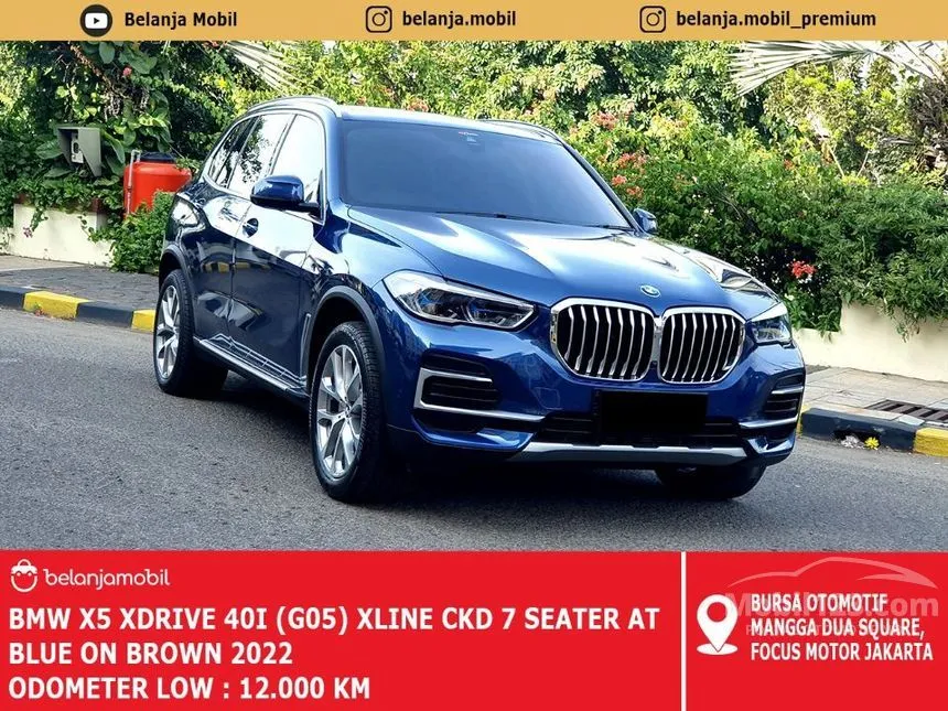 Jual Mobil BMW X5 2022 xDrive40i xLine 3.0 di DKI Jakarta Automatic SUV Biru Rp 1.088.000.000