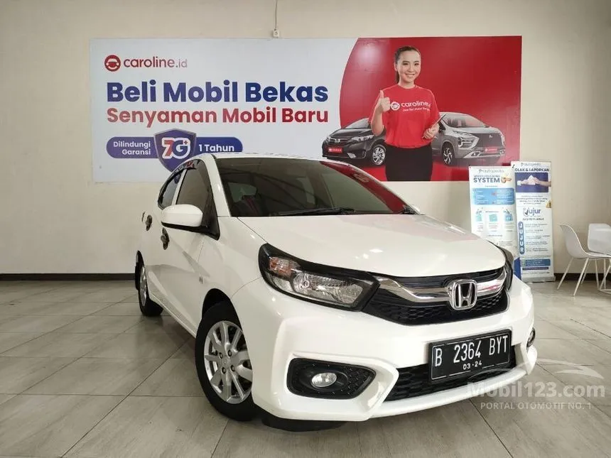 Jual Mobil Honda Brio 2019 Satya E 1.2 di Jawa Barat Automatic Hatchback Putih Rp 150.000.000