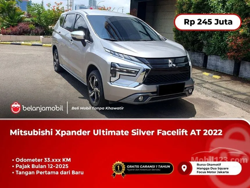 Jual Mobil Mitsubishi Xpander 2022 Ultimate 1.5 di DKI Jakarta Automatic MPV Silver Rp 245.000.000