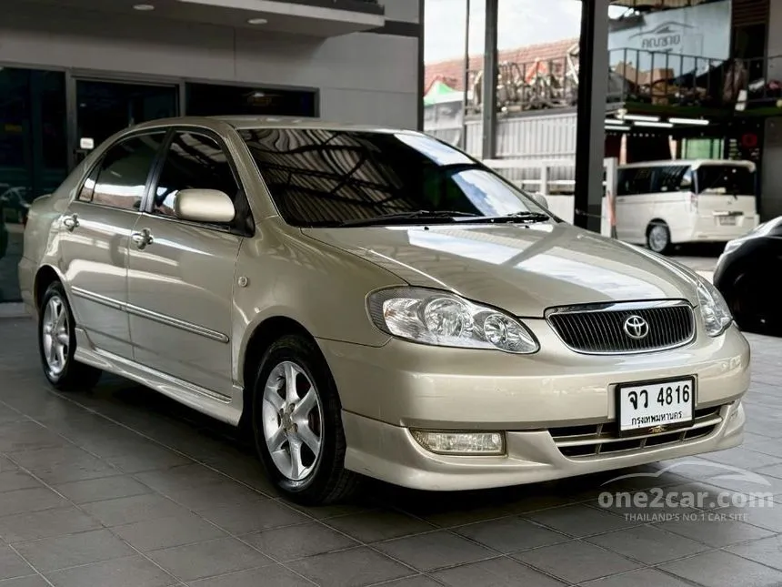 2001 Toyota Corolla Altis G Sedan
