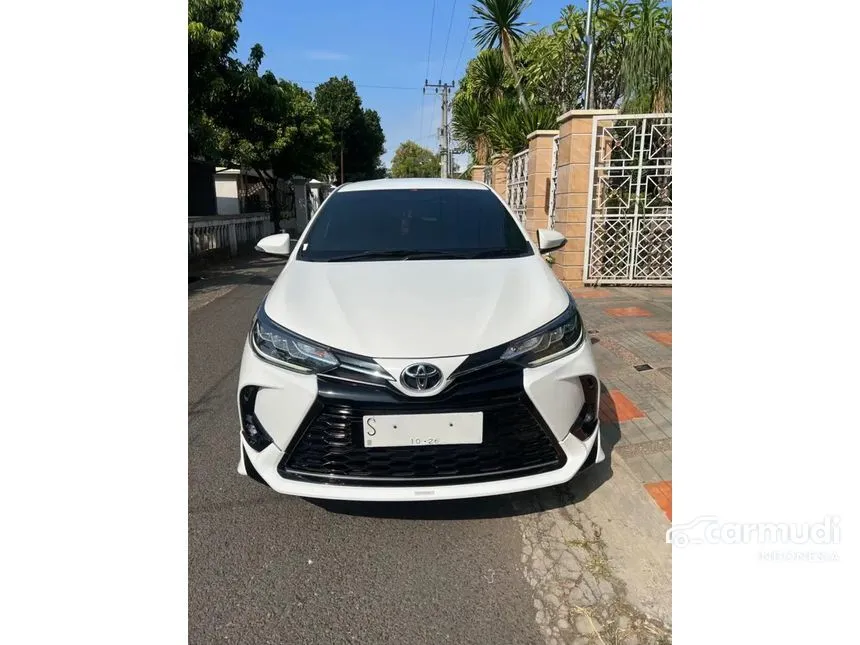 Jual Mobil Toyota Yaris 2021 S GR Sport 1.5 di Jawa Timur Automatic Hatchback Putih Rp 253.000.000