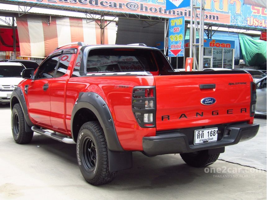 Ford Ranger 2013 OPEN CAB (ปี 12-15) WildTrak 2.2 เกียร์ธรรมดา สีส้ม ...