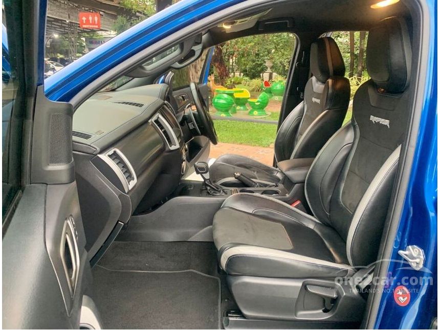 Ford Ranger 2018 DOUBLE CAB (ปี 15-18) Raptor 2.0 เกียร์อัตโนมัติ สีน้ำ ...