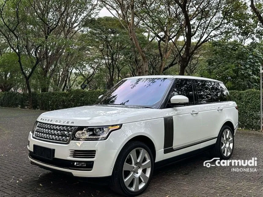 Jual Mobil Land Rover Range Rover 2014 Autobiography 5.0 di Banten Automatic SUV Putih Rp 1.415.000.000