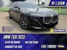 2024 BMW 735i 3.0 M Sport Sedan Black on Orange Hitam 735 i MSport