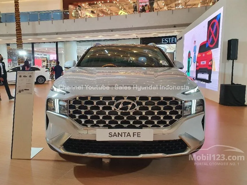 Jual Mobil Hyundai Santa Fe 2024 Signature 2.5 di Banten Automatic SUV Putih Rp 485.000.000