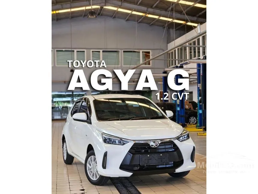 Jual Mobil Toyota Agya 2024 G 1.2 di Banten Manual Hatchback Putih Rp 165.000.000