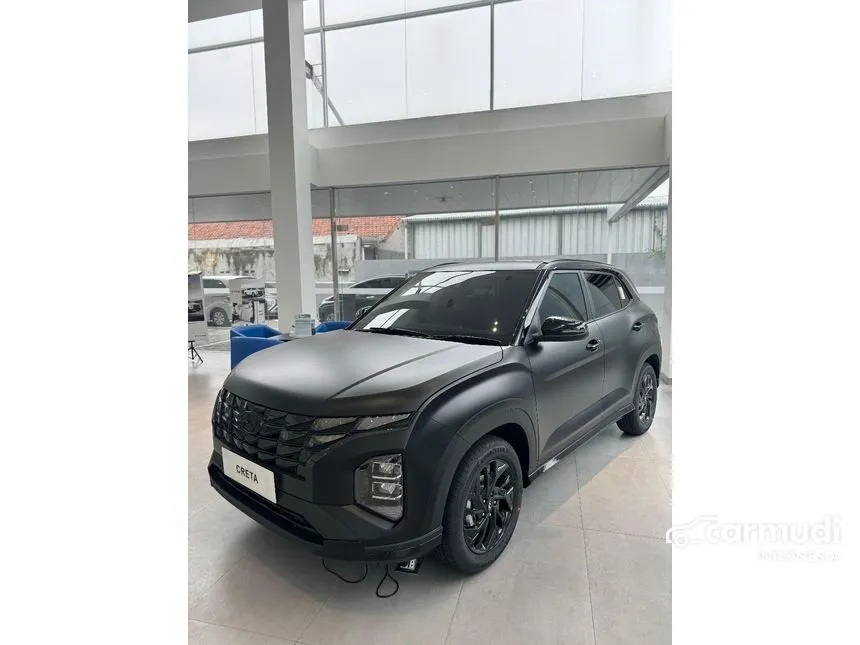 Jual Mobil Hyundai Creta 2024 Alpha 1.5 di Jawa Barat Automatic Wagon Hitam Rp 366.000.000