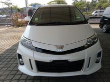 2013 TOYOTA ESTIMA 2.4 AERAS PREMIUM UNREG. LOCAL AP .ORIGINAL MILEAGE. ELECTRIC HALF LEATHER SEAT.SUPER PROMOTION .