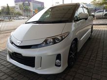 2013 TOYOTA ESTIMA 2.4 Aeras Premium UNREG .SUPER PROMOTION. Local AP . Cheapest Price With GST . Electric Seat . H.Leather Seat . 7 Seater