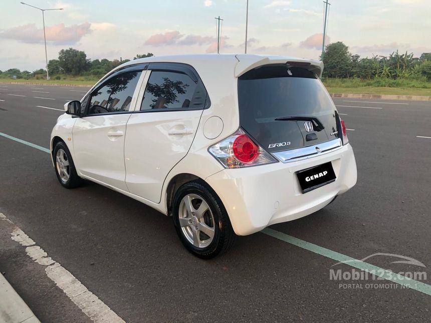 Jual Mobil Honda Brio 2014 E 1.2 di Banten Automatic Hatchback Putih Rp