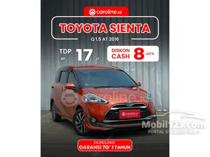 2016 Toyota Sienta 1.5 Q MPV