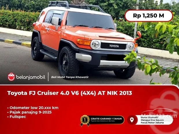 Jual Toyota Fj Cruiser Bekas di Indonesia Harga Murah, Kondisi Terbaik ...