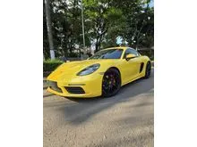 2017 Porsche 718 2.5 Cayman S Coupe Yellow on Black Odo 13 Rb (TERMURAH)