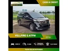 2016 Toyota Vellfire 2.5 G MPV