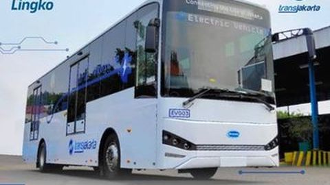 Bus Listrik TransJakarta Buatan China Mulai Diujicoba