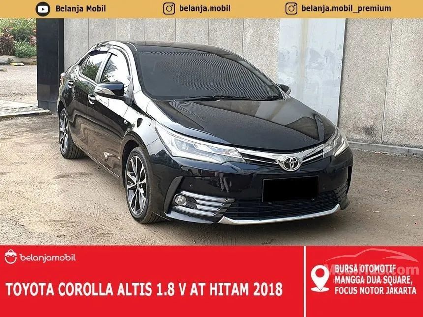 Jual Mobil Toyota Corolla Altis 2018 V 1.8 di DKI Jakarta Automatic Sedan Hitam Rp 171.000.000