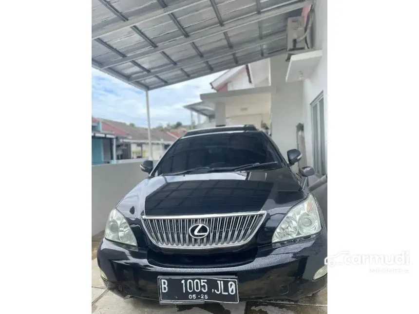 Jual Mobil Toyota Harrier 2004 300G 3.0 di Lampung Automatic SUV Hitam Rp 89.000.000