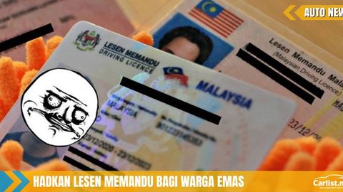 PDRM Cadangkan Untuk Hadkan Pengeluaran Lesen Memandu Kepada Warga Emas
