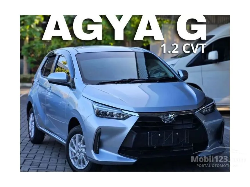 Jual Mobil Toyota Agya 2024 GR Sport 1.2 di Banten Automatic Hatchback Silver Rp 178.400.000