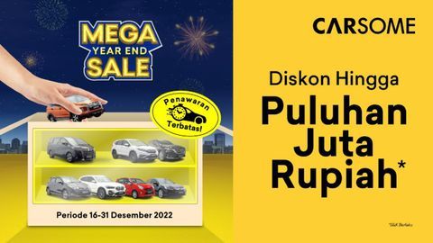 Tukar Tambah Mobil, di Akhir Tahun CARSOME kasih Diskon Puluhan Juta