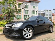 2012 Mercedes-Benz C200 1.8 CGI Sedan Black Km30rb Record TDP.75JT