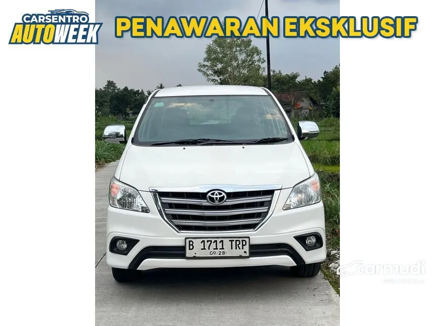 Jual Mobil Toyota Kijang Innova 2013 G 2.5 di Jawa Tengah Manual MPV Putih Rp 233.000.000