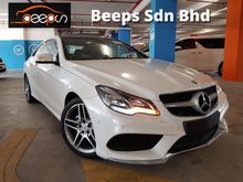 FREE GST 2013 MERCEDES-BENZ E200 2.0T COUPE AMG - AMG BODYKIT - AMG SPORT RIM - FULL LEATHER SEAT - LOCAL AP - UNREG 13
