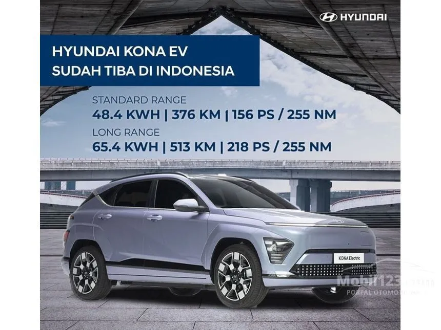 Jual Mobil Hyundai Kona 2024 Electric Prime Long Range di Jawa Barat Automatic Wagon Biru Rp 500.000.000