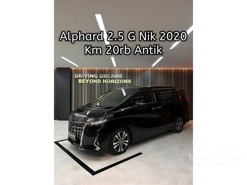 Jual Mobil Toyota Alphard 2020 G 2.5 di DKI Jakarta Automatic Van Wagon Hitam Rp 995.000.000