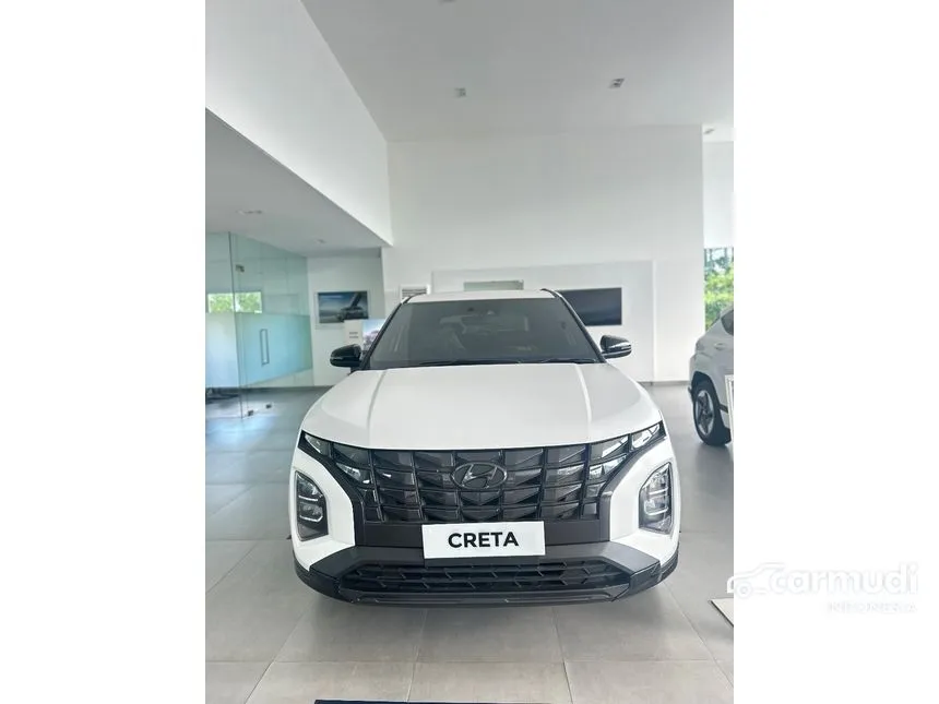 Jual Mobil Hyundai Creta 2024 Alpha 1.5 di Banten Automatic SUV Putih Rp 369.000.000