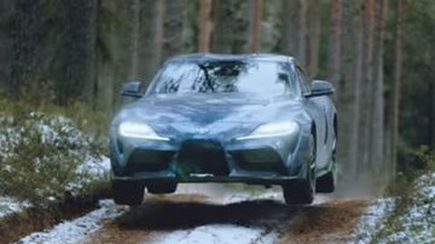 Ngilu, Toyota Supra 2020 ini Disiksa di Medan Rally