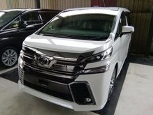 TOYOTA VELLFIRE ZG EDITION 2.5L UNREGISTER 2016 JAPAN SPEC SUNROOF