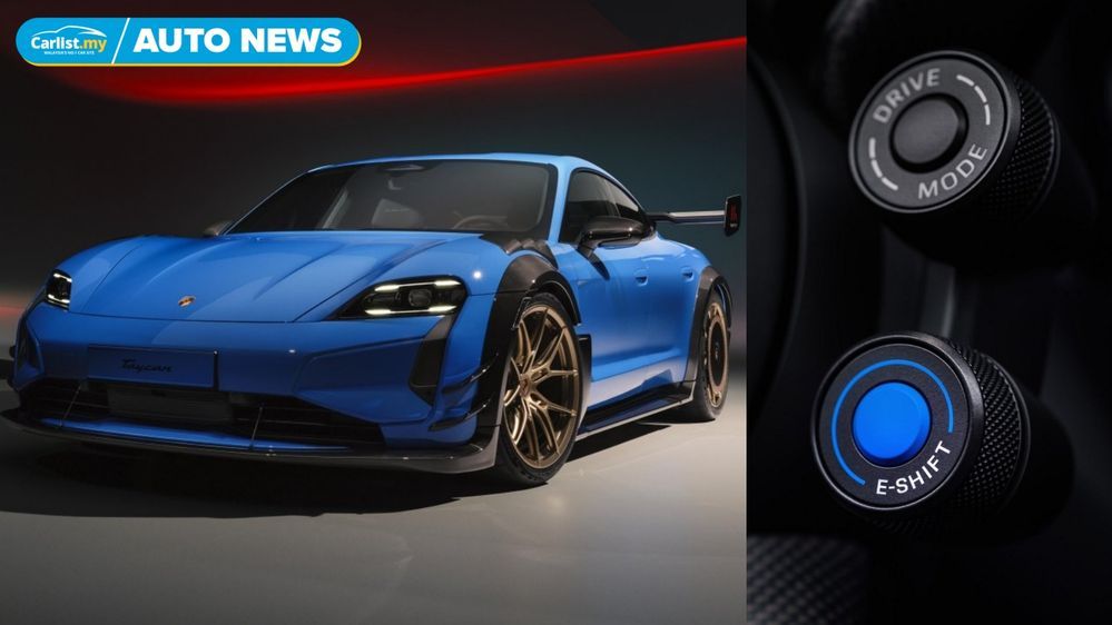 2027 Porsche Taycan BEV gets E-Shift with eight virtual gears & simulated engine braking