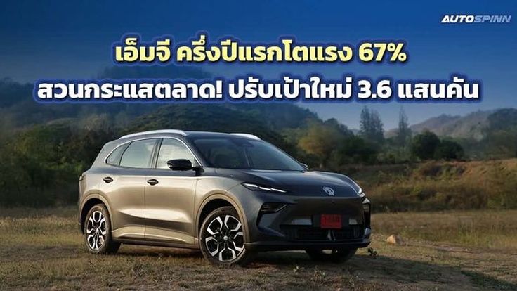  MG ยอดขายพุ่ง 67% รั้ง Top 5 ตลาด! MG S5, MG4 และ IM6 ยอดฮิต 